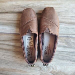 BOBS Brown Slip-On Shoes
